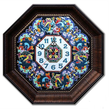 Часы декоративные в багете С-6002 (45х45 см)